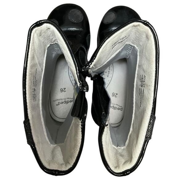 Pediped Girl’s Leather Upper Polka Dot Boots Eur 26 US Size 9-9.5 - Picture 6 of 12